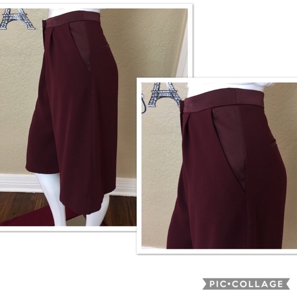 Topshop Wideleg Crop Pants - Picture 4 of 8